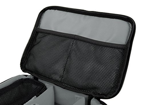 DURAGADGET Bolsa Acolchada Profesional Negra con Compartimentos e Interior en Gris para maquinilla de Afeitar/Corta Pelo Philips Serie 5000 HC5100/15 / Remington HC5810 Pro