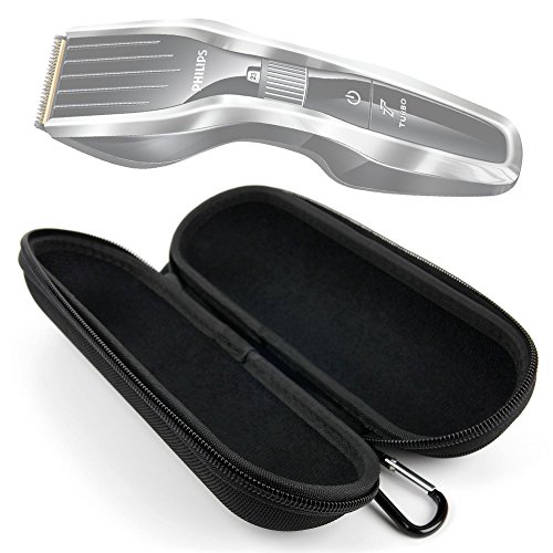DURAGADGET Estuche/Funda rígida para maquinilla de Afeitar/Corta Pelo Braun BT 5050 / Philips HC3420/15 / Braun Silk-Expert IPL BD 5009 / GHB SURKER/SURKER