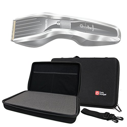 DURAGADGET Maletín/Funda rígida para maquinilla de Afeitar/Corta Pelo Braun BT 5050 / Philips HC3420/15 / Braun Silk-Expert IPL BD 5009 / GHB SURKER/SURKER - con gomaespuma Personalizable
