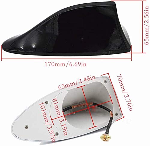 DX Car Roof Shark Fin Antenna Fit For Car Shark Antena automática de señal de Radio Accesorios Antenas, de Opel Insignia Astra g f k Vectra c h Corsa c b d Omega Zafira j Car Radio Signal Antenna