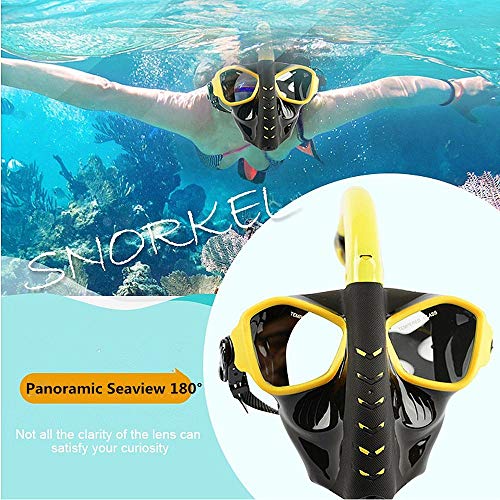 dxx Al aire libre personales Decoración estancos gafas y tubo de snorkel Gafas de natación Traje,Azul