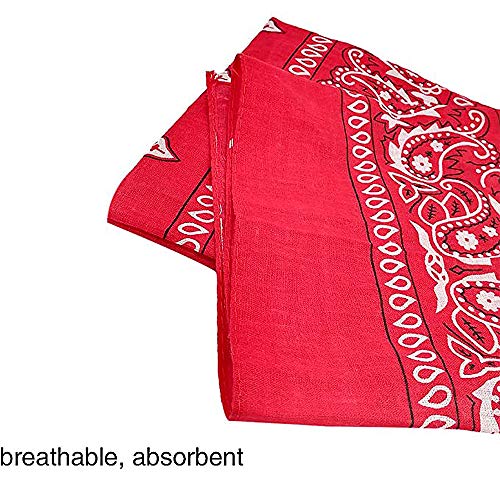 Ealicere Pack 6 Pañuelos Bandanas de Modelo de Cuello/Cabeza Multicolor Múltiple para Mujer y Hombre Niños 52×52cm