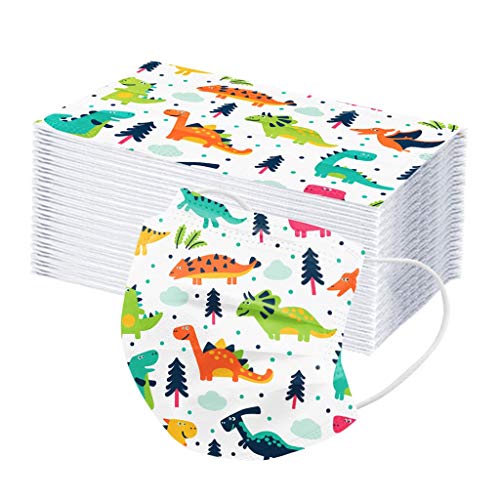 Earleye0 Protección Desechable para Impresión 3 Capas Transpirables con Elástico para Los Oídos Pack 50 unidades