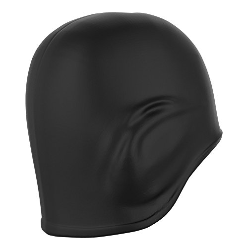 Earwaves ® H2O - Gorro de natación ergonómico con cavidad para Orejas. Gorro de Piscina para Hombre y Mujer Hecho de Silicona Ideal para Pelo Largo y Corto. Incluye Tapones y Clip Nasal