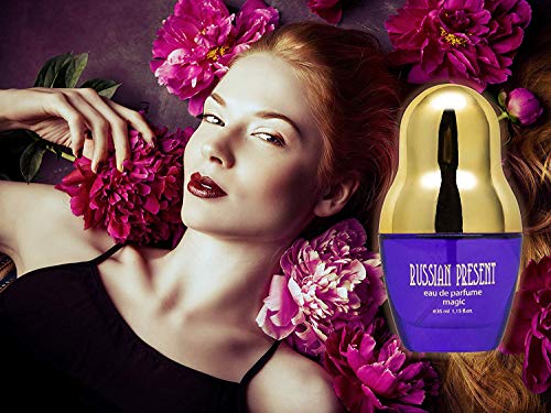 Eau de Parfum RUSSIAN PRESENT para mujeres y niñas, 35 ml - by SERGIO NERO (GIFT SET)