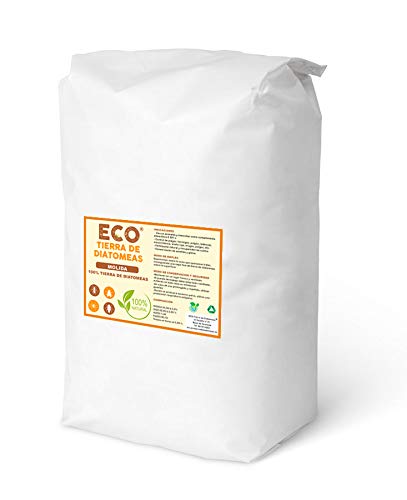 ECO Tierra de Diatomeas® Molida 25kg - 100% Natural y Ecológico - Grado alimenticio E551c. No calcinada, sin aditivos.