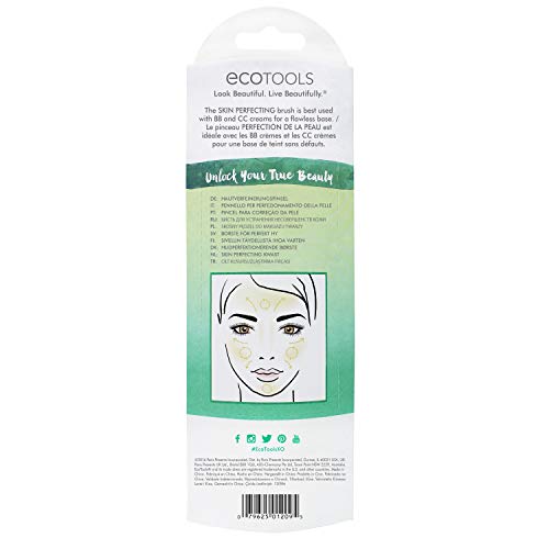 EcoTools® - Brocha para base de maquillaje, ideal para perfeccionar la piel