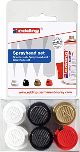 Edding 4-5200N - Juego de tapones para aerosol