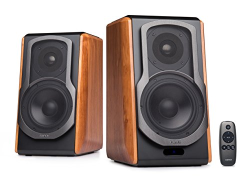 EDIFIER S1000DB – Altavoz de estantería 2.0 con Bluetooth (120 Vatios, aptX) con mando a distancia