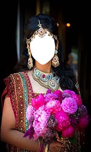 Editor de fotos indio de la novia