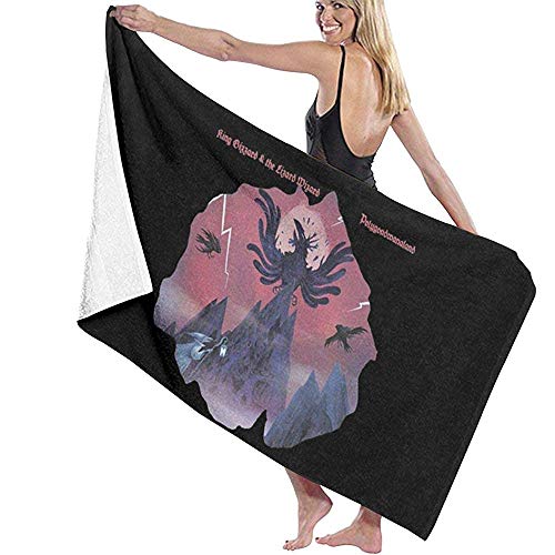 Edmun King Gizzard and Lizard Wizard Shirt Longitudes de diseño de impresión Toallas de baño de algodón