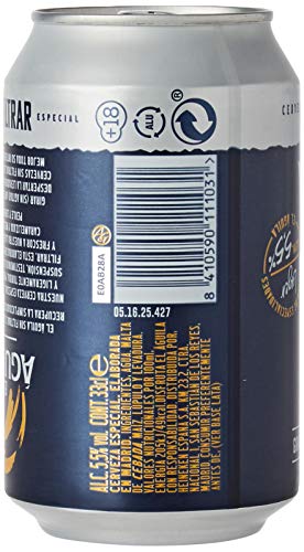 El Aguila Cerveza Especial Sin Filtrar Pack 24 latas x 330 ml - 7920 ml