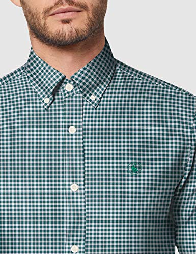 El Ganso 1 Camisa casual, Verde (Verde 0009), X-Large para Hombre