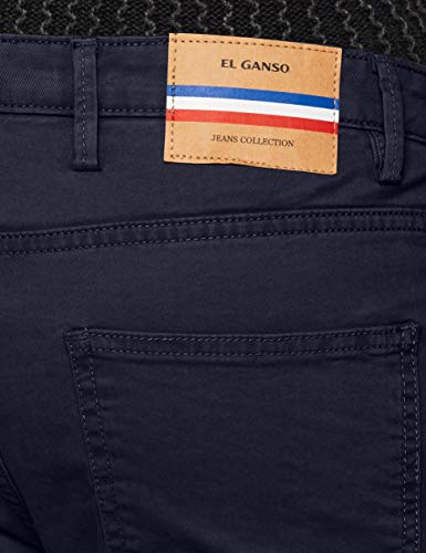El Ganso Cinco Bolsillos Pantalones, Azul (Marino), 36 (Tamaño del Fabricante:38) para Hombre