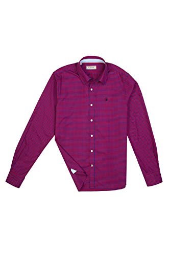 El Ganso Urban Iconic Camisa casual, Rojo (Rojo 0021), Small para Hombre