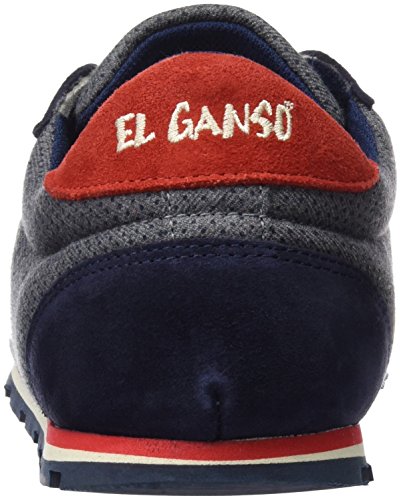 El Ganso Zapatilla Running Tejido Gris Topos Cinta - Zapatillas para Hombre, Color Gris, Talla 37