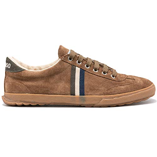 El Ganso Zapatillas Deportivas para Hombre. Match, Berliner y Low-Top. Sneaker Walking Unisex ((Match) Brown Suede, Numeric_43)
