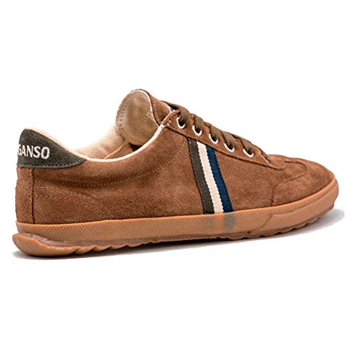 El Ganso Zapatillas Deportivas para Hombre. Match, Berliner y Low-Top. Sneaker Walking Unisex ((Match) Brown Suede, Numeric_43)