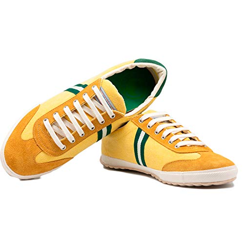 El Ganso Zapatillas Deportivas para Hombre. Match, Sneaker Walking Unisex ((Match) Match Yellow Canvas, Numeric_40)