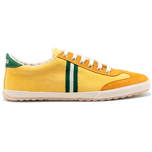 El Ganso Zapatillas Deportivas para Hombre. Match, Sneaker Walking Unisex ((Match) Match Yellow Canvas, Numeric_40)
