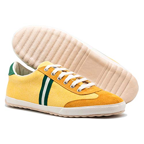 El Ganso Zapatillas Deportivas para Hombre. Match, Sneaker Walking Unisex ((Match) Match Yellow Canvas, Numeric_40)