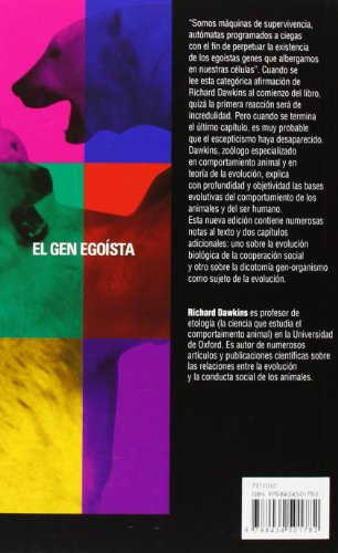 El gen egoísta (Castellano - ADULTOS - LIBROS DE PSICOLOGÍA Y MATERNIDAD - Otros libros)