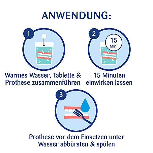 El Kukident azul, paquete 2er (2 x 104 piezas)