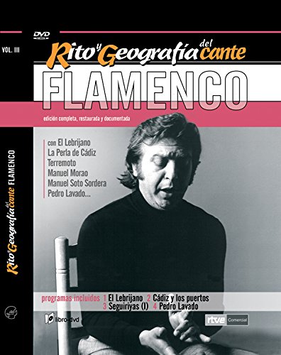 EL LEBRIJANO, CADIZ Y LOS PUERTOS, SEGUIRIYAS(I), PEDRO LAVADO -Vol. III de Rito y Geografía del Cante Flamenco. Con LIBRO de 72 pags. y tamaño 19 x 14,5 cm.