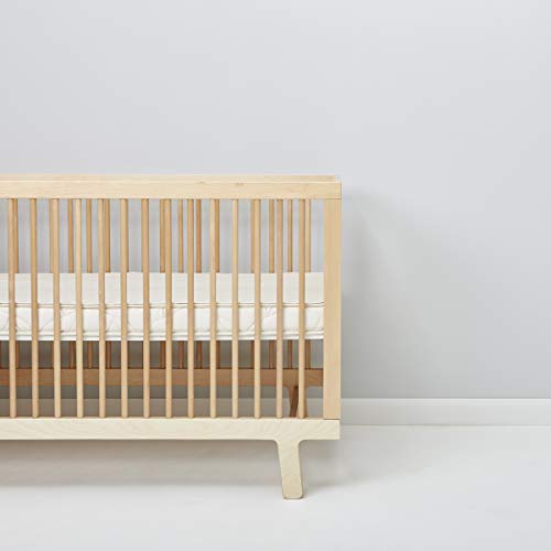 El Little Sheep Verde - Cubierta algodón orgánico, impermeable, Beige (Natural), para la cuna