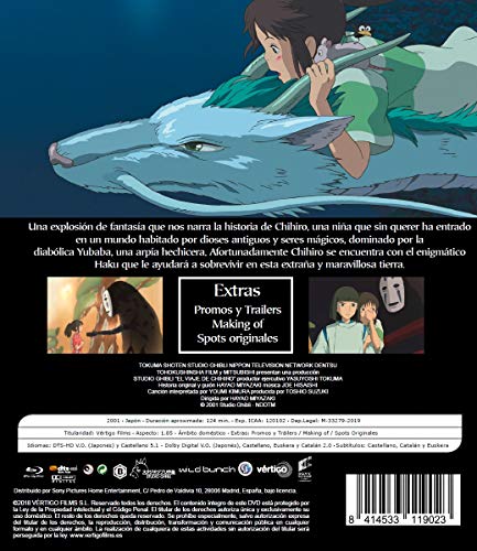 El viaje de Chihiro (BD) [Blu-ray]