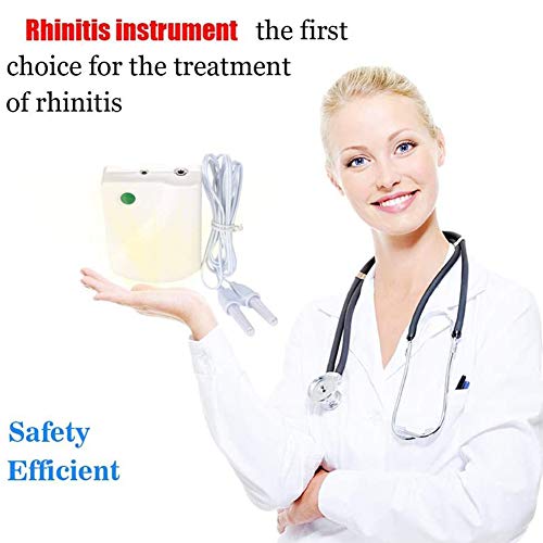 Eléctrico Instrumento Terapéutico De Rinitis Herramienta De Monitor De Salud Picor Nasal Sinusitis Estornudos Tratamiento De Dispositivo Rinitis Sin Dolor Pulso De Baja Frecuencia Masajeador De Nariz