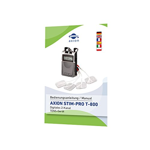 Electroestimulador digital tens stimpro t800 - Alivio del dolor y masaje - 11 modos - Alta calidad y uso sencillo - axion