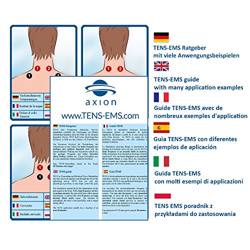 Electroestimulador digital tens stimpro t800 - Alivio del dolor y masaje - 11 modos - Alta calidad y uso sencillo - axion