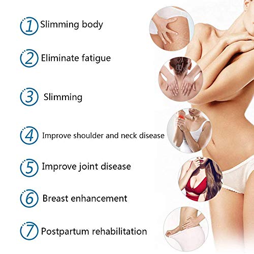 Electroestimulador Muscular,EMS Grasa Anti Celulitis Remover Pérdida de peso Dispositivo de estiramiento de la piel Instrumento meridiano de dragado