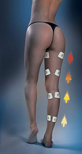 electroestimulador Tesmed Max5 +12 electrodos - pila recargable - tonificación, reafirmación, drenaje, modelación, tratamiento de la celulitis, ondas secuenciales