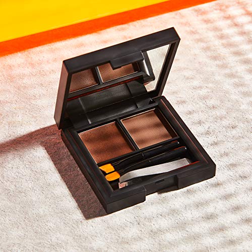 Elegante Kit Cejas Maquillaje Negro 3,8 g, Paquete 1er (1 x 4 g)