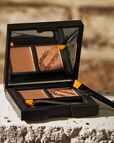 Elegante Kit Cejas Maquillaje Negro 3,8 g, Paquete 1er (1 x 4 g)