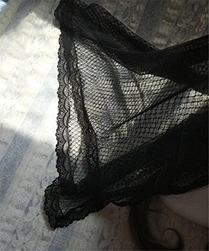 ELEGENCE-Z Bruja del Pelo De Halloween Negro Velo Cardado Velo del Velo Nupcial De La Boda del Vintage Cosplay
