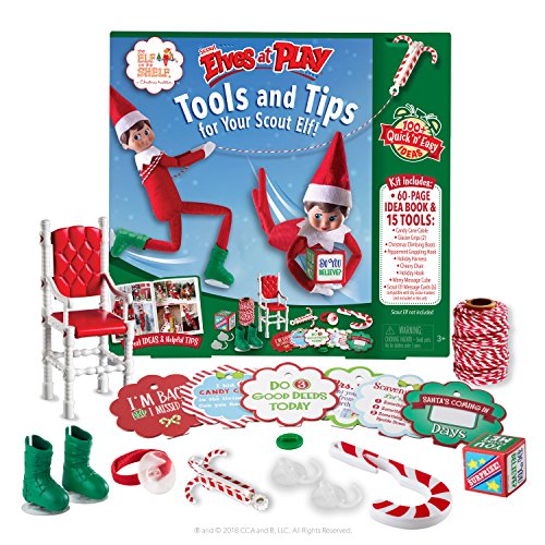 Elf On The Shelf Scout Elves at Play Kit and Set | Elf on a Shelf Christmas Accessories, Ideas and Props for Kids and Adults