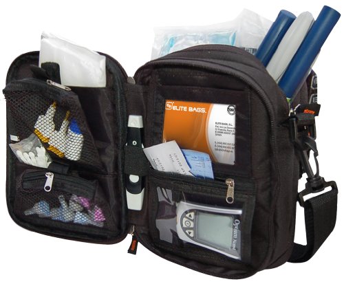 ELITE BAGS FIT´S Bolso para diabéticos, isotérmico, para insulina, negro.