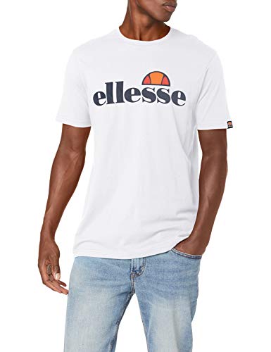Ellesse SL Prado Sr Camiseta de Manga Corta, Hombre, Blanco (White), L