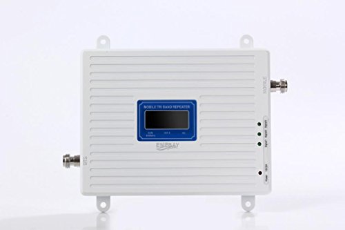 EMEBAY - Amplificadores de Señal Móvil Tri-Banda Repetidor 2G 900MHz 2100MHz LTE 1800MHz para Obtenga Llamadas Señal 3G y 4G en Su Casa/Oficina(900/2100/1800/MHz)