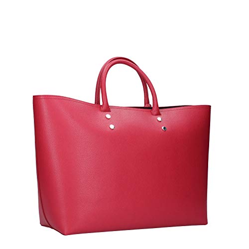 Emporio Armani - Bolsa de la compra con logotipo de águila Y3D150 YSL8E Ruby Red/Zen, azul