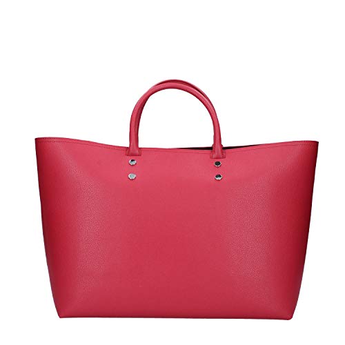 Emporio Armani - Bolsa de la compra con logotipo de águila Y3D150 YSL8E Ruby Red/Zen, azul