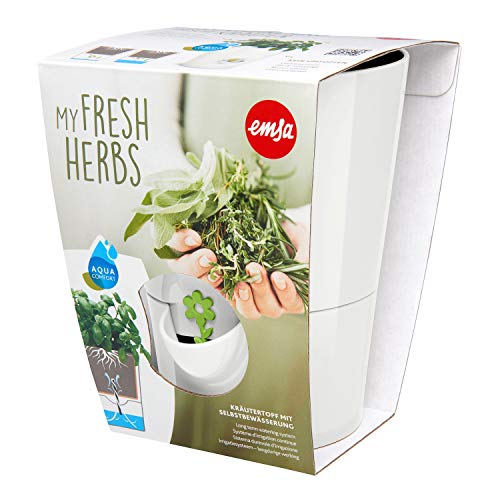 Emsa 514244 Pote de Hierbas, Blanco