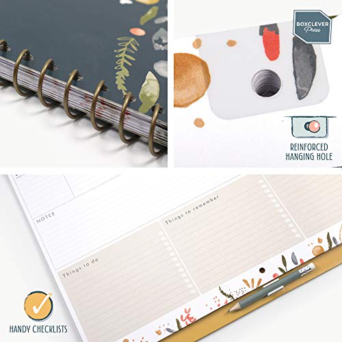 (en inglés) Boxclever Press Home Planner Calendario 2020 2021 pared. Calendario 2020 2021 de año académico con mucho espacio. Planificador mensual empieza en septiembre 20 - diciembre 21.