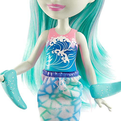 Enchantimals Muñeca con Mascota Naddie Narwhal y Sword (Mattel GJX41)