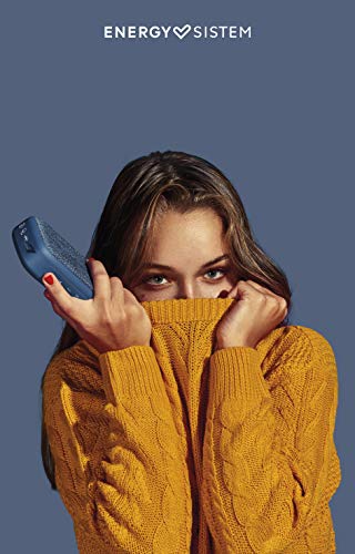 Energy Sistem Fabric Box 1+ Pocket 446469 - Altavoz Portátil (TWS, Bluetooth V5.0, 3W, USB & MicroSD Player, FM Radio, Audio-In), Color Rojo Cherry, 118 x 78 x 39 mm