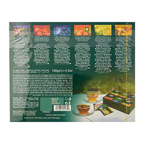 English Teas Selection Pack "Fruitytea" - A Selection of Six Fruit Flavoured Teas, 6 x 10 Foil Enveloped Teabags - 1272
