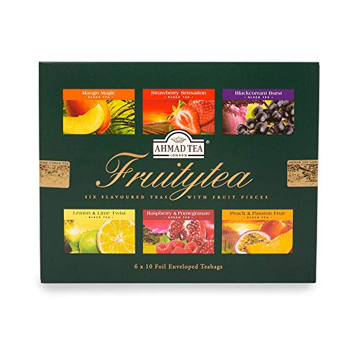 English Teas Selection Pack "Fruitytea" - A Selection of Six Fruit Flavoured Teas, 6 x 10 Foil Enveloped Teabags - 1272